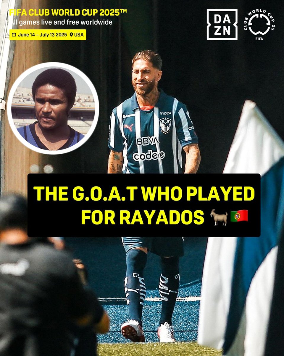 Not the GOAT you were expecting! 🤯🔵⚪️ Catch Rayados English in the @FIFACWC | June 14 - July 13 | Every Game | Free | | #FIFACWC #TakeItToTheWorld