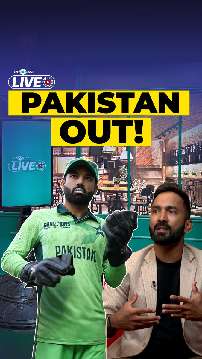 Pakistan knocked out of Champions Trophy!😯 DK &amp; @Parthiv9 weigh in, right here👇 #ChampionsTrophy #PakistanCricket