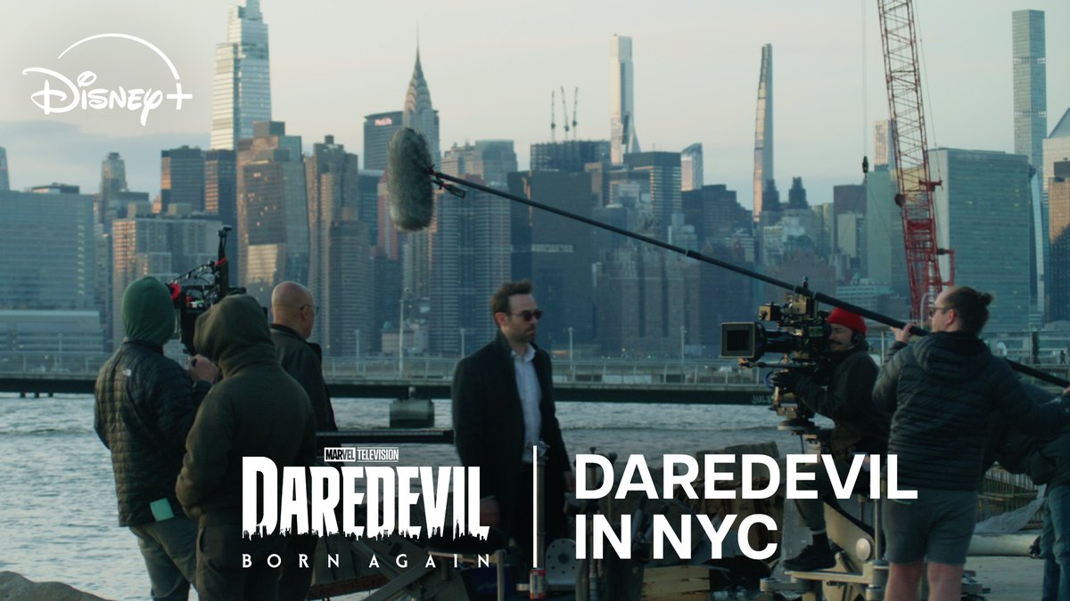 #DaredevilBornAgain ❤️ NY The cast and creative team discuss filming on location for Marvel Television’s all-new series, streaming March 4 at 6pm PT/9pm ET only on Disney+.