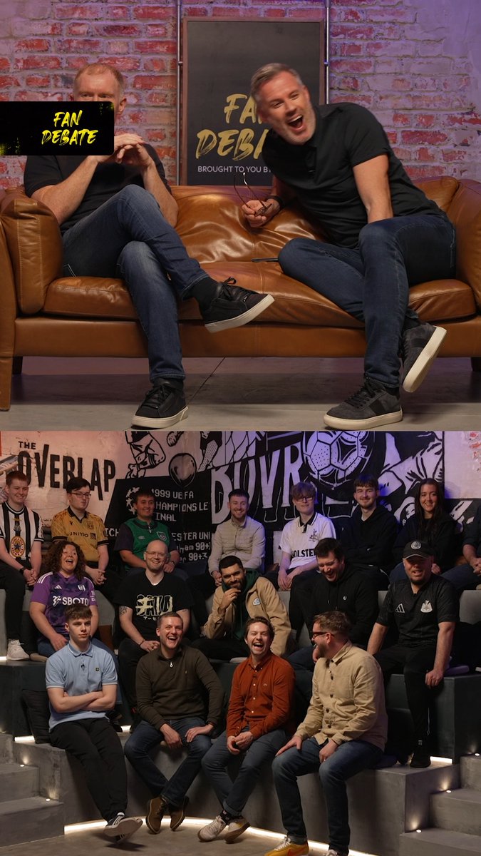 "Cheeky b******!" 🤣 Scholsey wasn’t letting Carra get away with that one! 🏆 👀 We're back in action tomorrow for another Fan Debate! 🔥