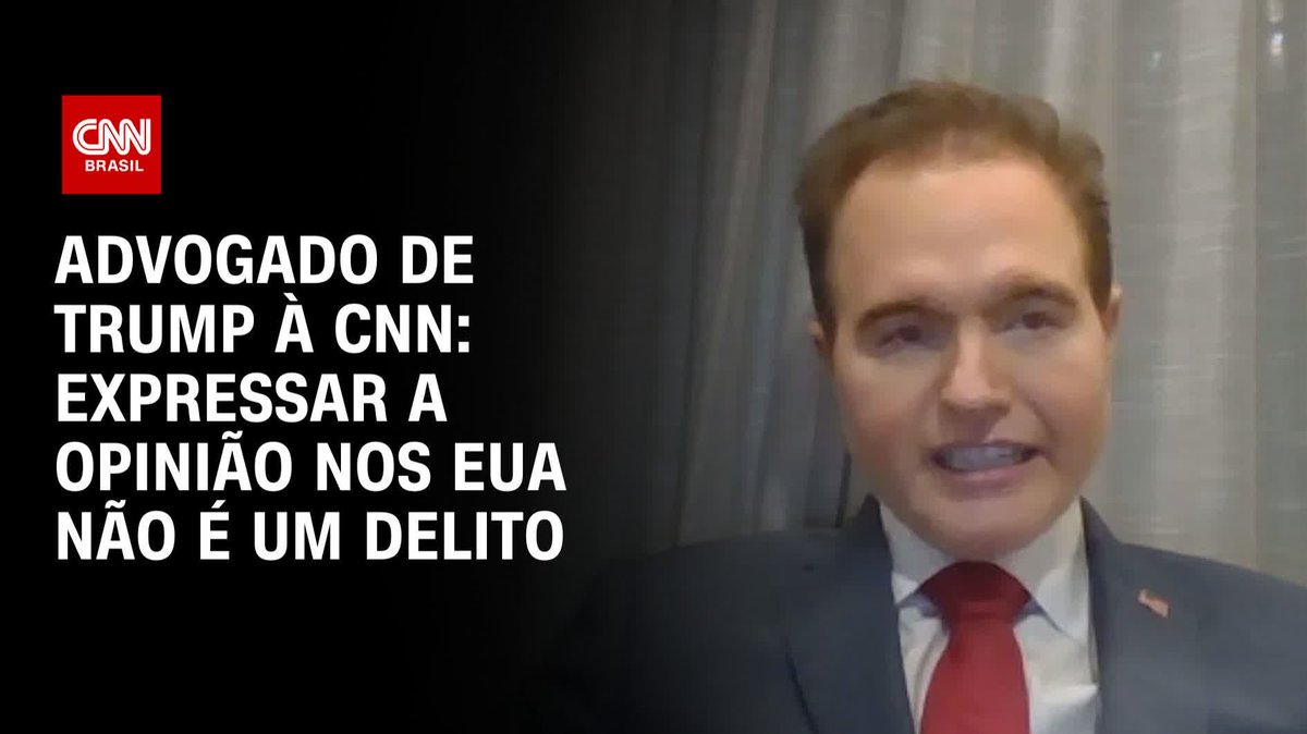 Em entrevista à CNN, Martin De Luca, o advogado da Trump Media Group e da plataforma Rumble, falou sobre o novo processo contra o ministro Alexandre de Moraes. De Luca disse que “expressar a opinião nos EUA não é um delito”. #BastidoresCNN