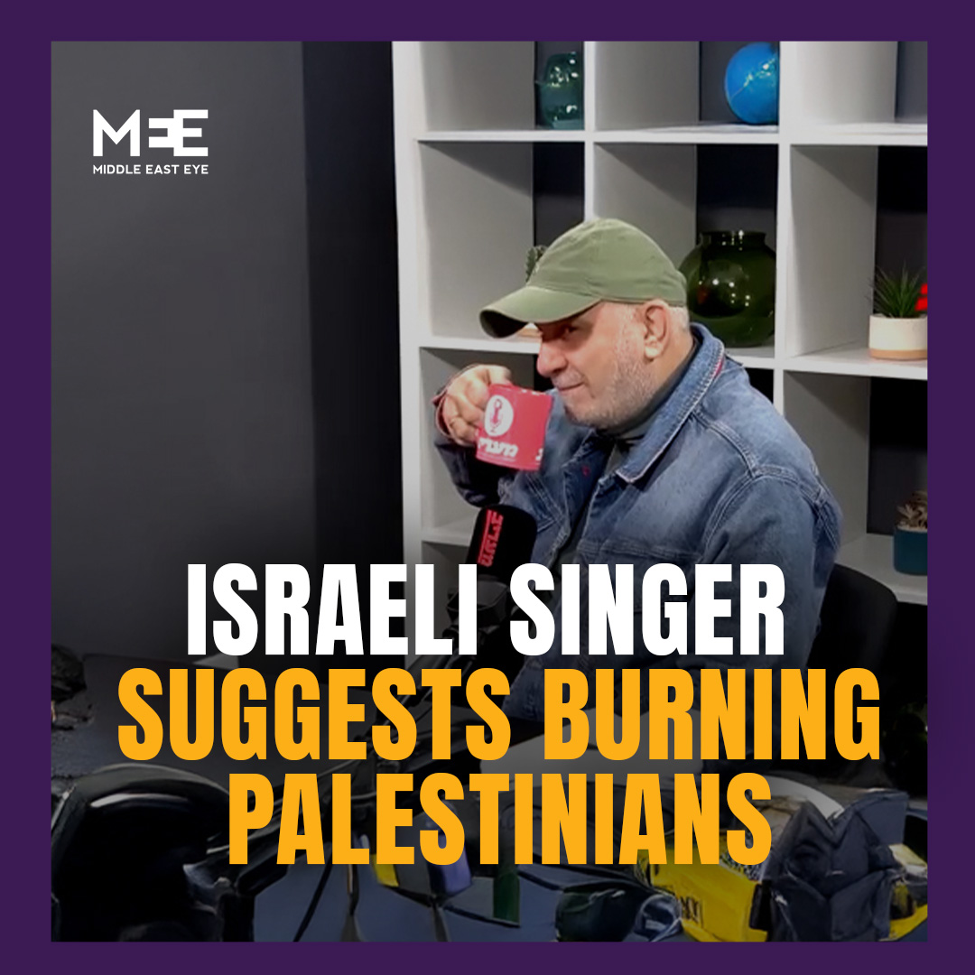 "Burn everything until the last of them, including them all." Israeli singer and former soldier Ofer Levy said he was a “very violent” soldier in Israel’s 1982 invasion of Lebanon and that if he were serving now, he would "kill everyone" and "burn as well".