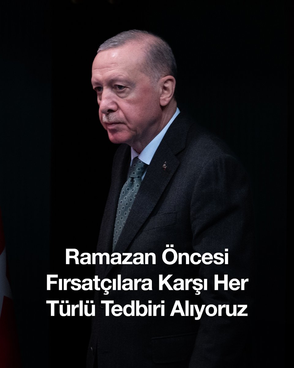 Ramazan öncesinde vatandaşlarımızın fırsatçılık peşinde koşanların para hırsı sebebiyle mağdur olmaması için gereken her türlü tedbiri alıyoruz. Tamahkârların milletimizin ramazan sevincine gölge düşürmemesi için yoğun bir çaba içindeyiz.