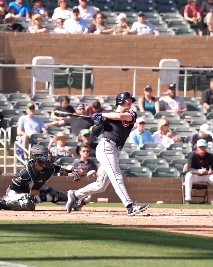 Kyle Manzardo got hold of this one! 107.6 MPH, 430 feet 😮‍💨