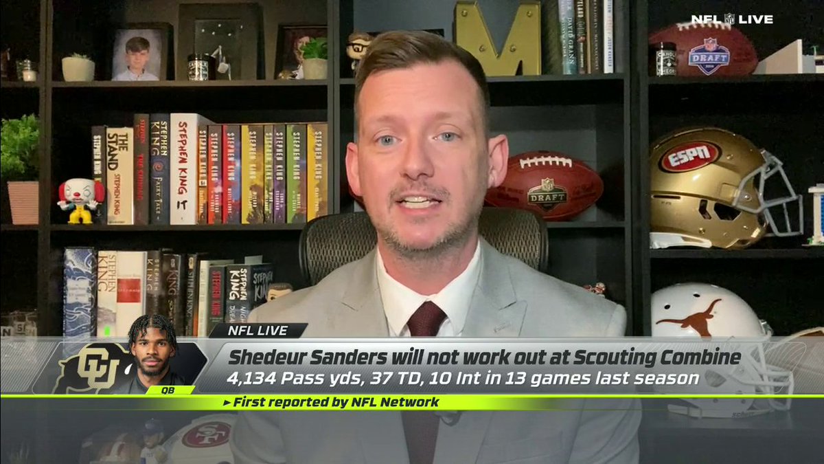 “This was an opportunity that I think Shedeur and his camp are really missing out on, where he could show that he is that No. 1 quarterback in this class.” Matt Miller on Shedeur Sanders’ decision to not workout at the Scouting Combine.