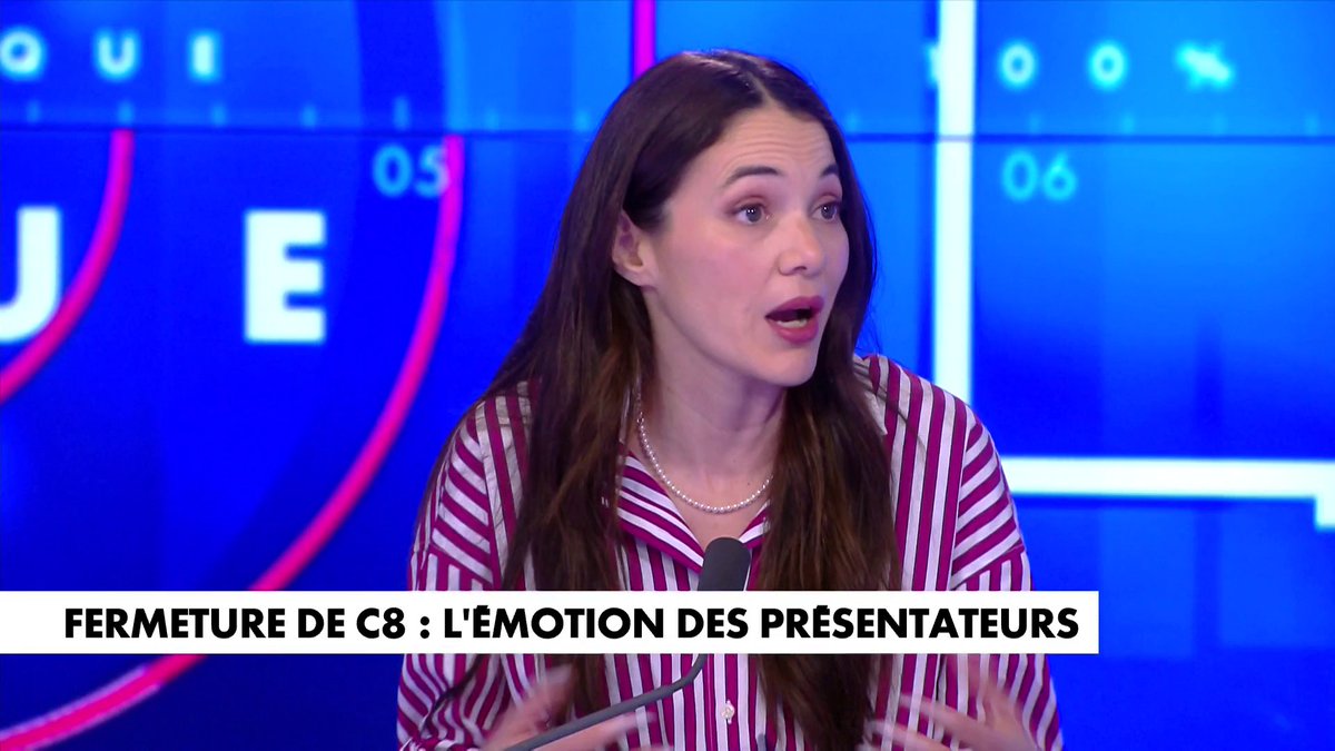 «C'est une décision inacceptable pour un grand pays comme la France» affirme Karima Brikh à propos de la fermeture de C8, dans #100Politique