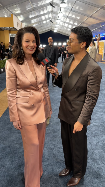 Fran Drescher on Sabrina Carpenter's love of dressing like Fran Fine/The Nanny: "I think she's totally cool. The fact that she's picked up on he Nanny's style.. kudos to her. I'm extremely flattered."