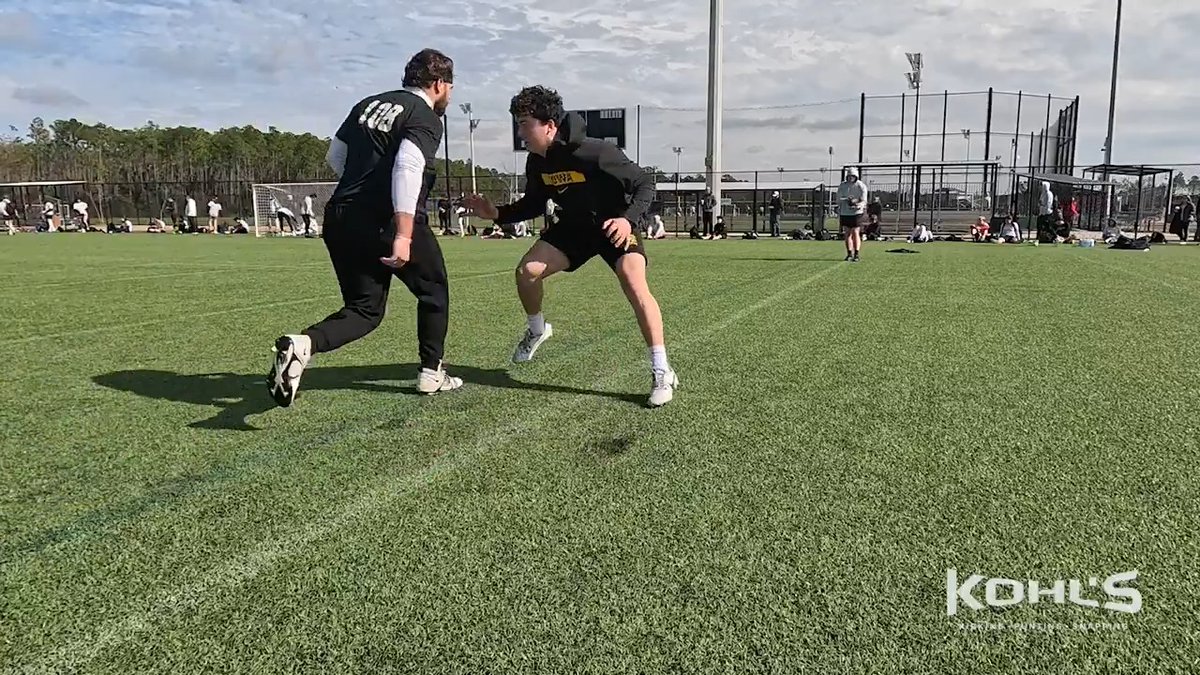 Best of luck to Luke Elkin (Hawkeye Football) as he competes at the Specialist Showcase during the #NFLCombine! #KohlsSnapping