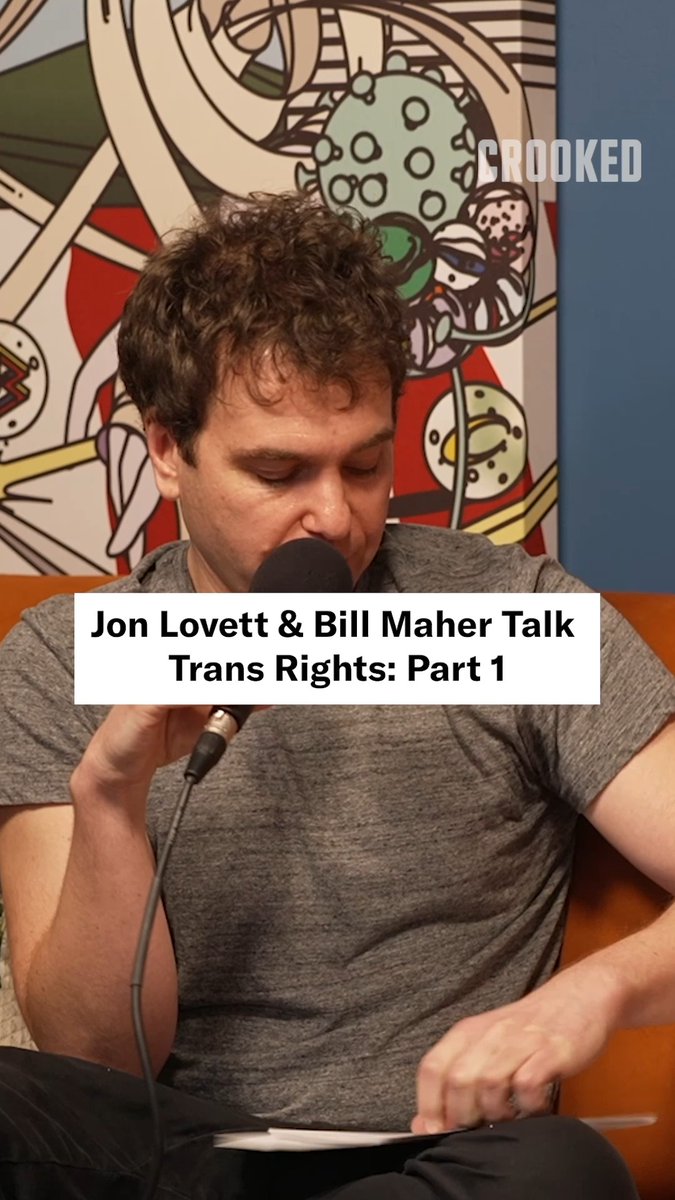 Jon Lovett debates gender affirming healthcare with Bill Maher (Part 1/4)