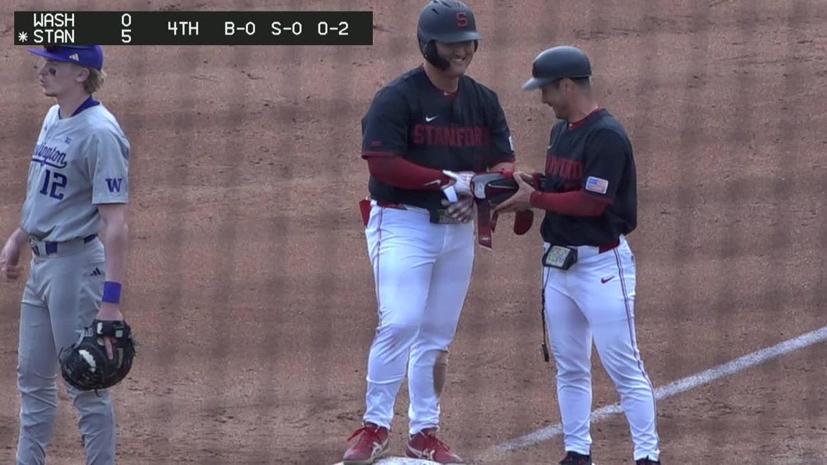 E4 » 🌲 5, 🐺 0 Rintaro Sasaki / 佐々木 麟太郎 is 3-for-3 with two RBIs today! This one was 109 MPH off the bat 🔥 📺 » ACC Network Extra | #GoStanford