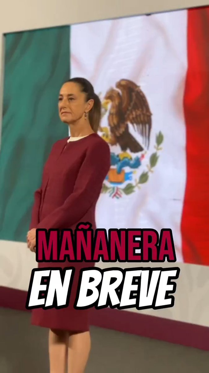 La #MañaneraEnBreve de la presidenta Claudia Sheinbaum Pardo: 🇲🇽 Día de la Bandera. 📚 4T rescata memoria histórica de México. ⚖️ 1º de junio, día de la democracia por elección del Poder Judicial.