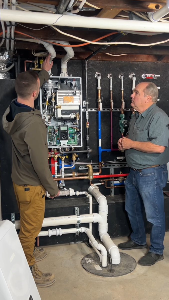 Efficient, compact, and delivering hot water on demand—#TOHRidgewood got a brand-new combi boiler! 🔥💧 Richard (@ThisOldPlumber) learns more about what’s needed and how to install it for maximum efficiency.