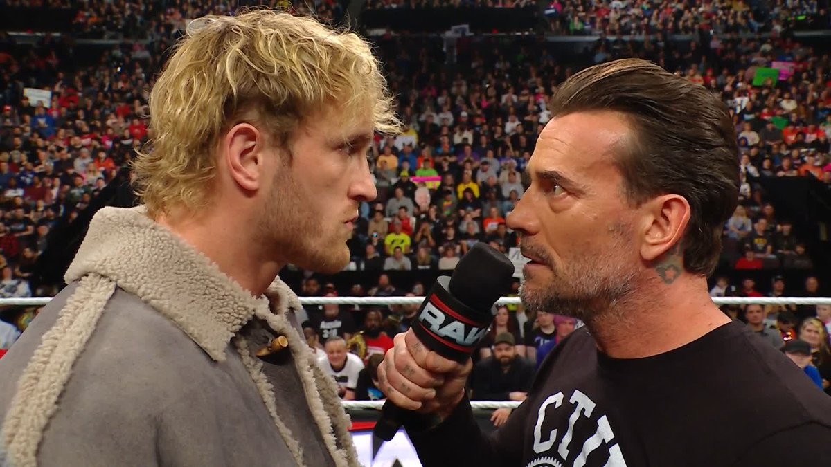 BIG. MISTAKE. Logan Paul just SLAPPED CM Punk! Good thing they'll be in the ring again this Saturday at #WWEChamber...