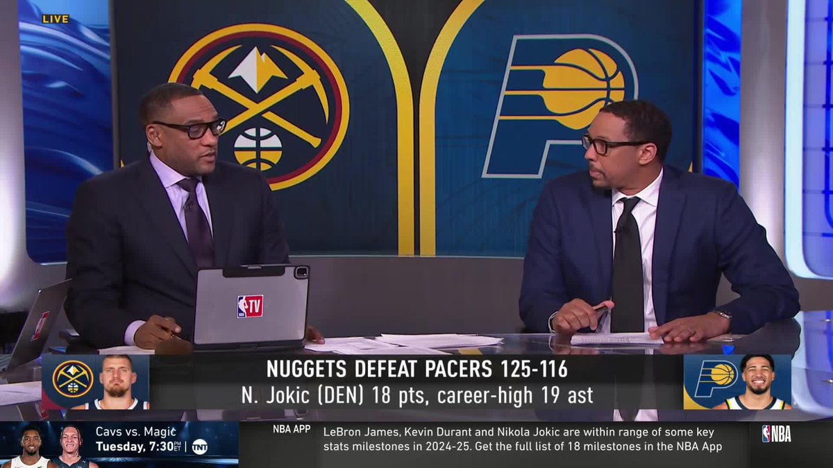 "I like SGA for MVP, but if you really just look at the numbers [...] it's Jokic for sure" 🗣️ Steve Smith sounds off on a close MVP race after Jokic's big night with Channing Frye &amp; Nabil Karim