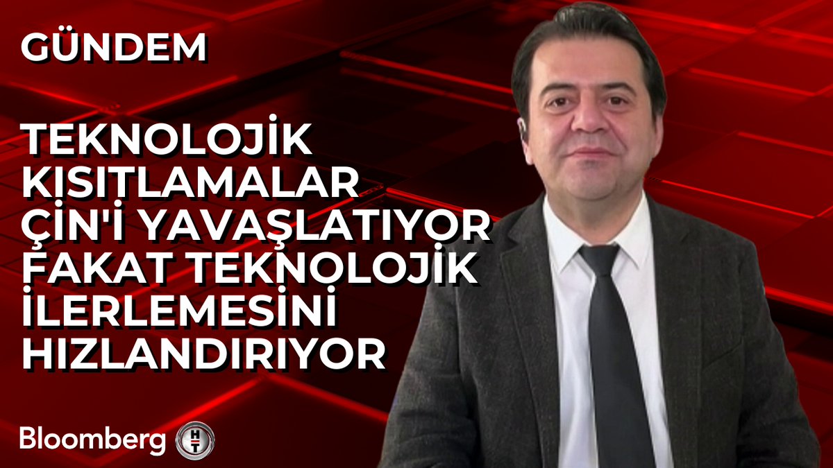 📍 Teknolojik kısıtlamalar Çin'i yavaşlatıyor fakat teknolojik ilerlemesini hızlandırıyor. Bloomberg HT Asya Temsilcisi Sadi Kaymaz, Pekin'den aktarıyor.