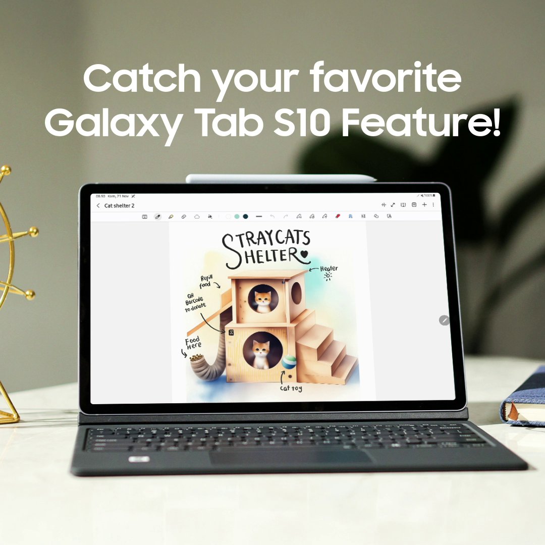 CATCH!📸 Your favorite #GalaxyTabS10 features! 🥳🙌🏻 RT &amp; like postingan ini Tangkap fitur Galaxy Tab S10 favorit kamu &amp; ceritain gimana fitur tersebut bisa bantu kamu #ExpandWorkPlay!
