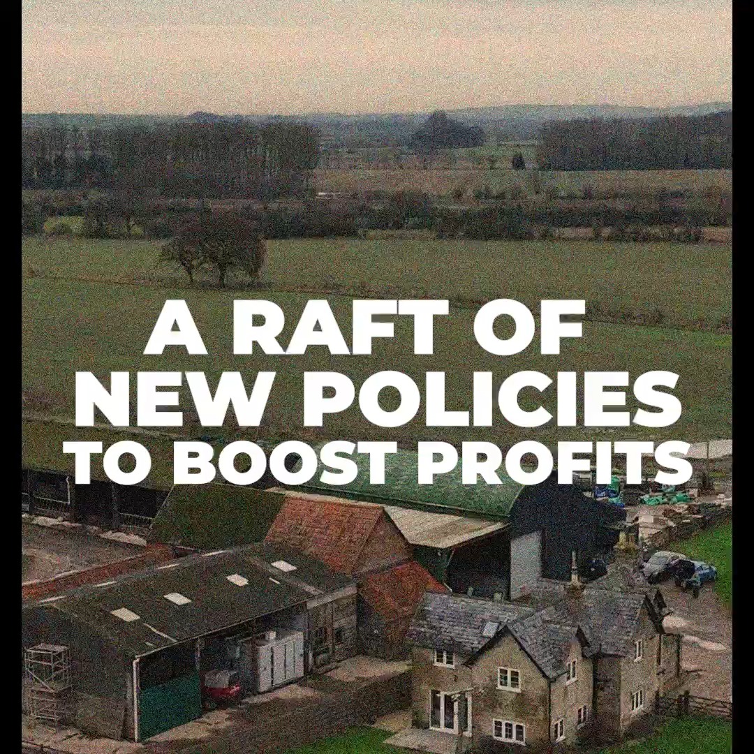 BREAKING: Government announces a raft of new policies to boost profits for farmers.