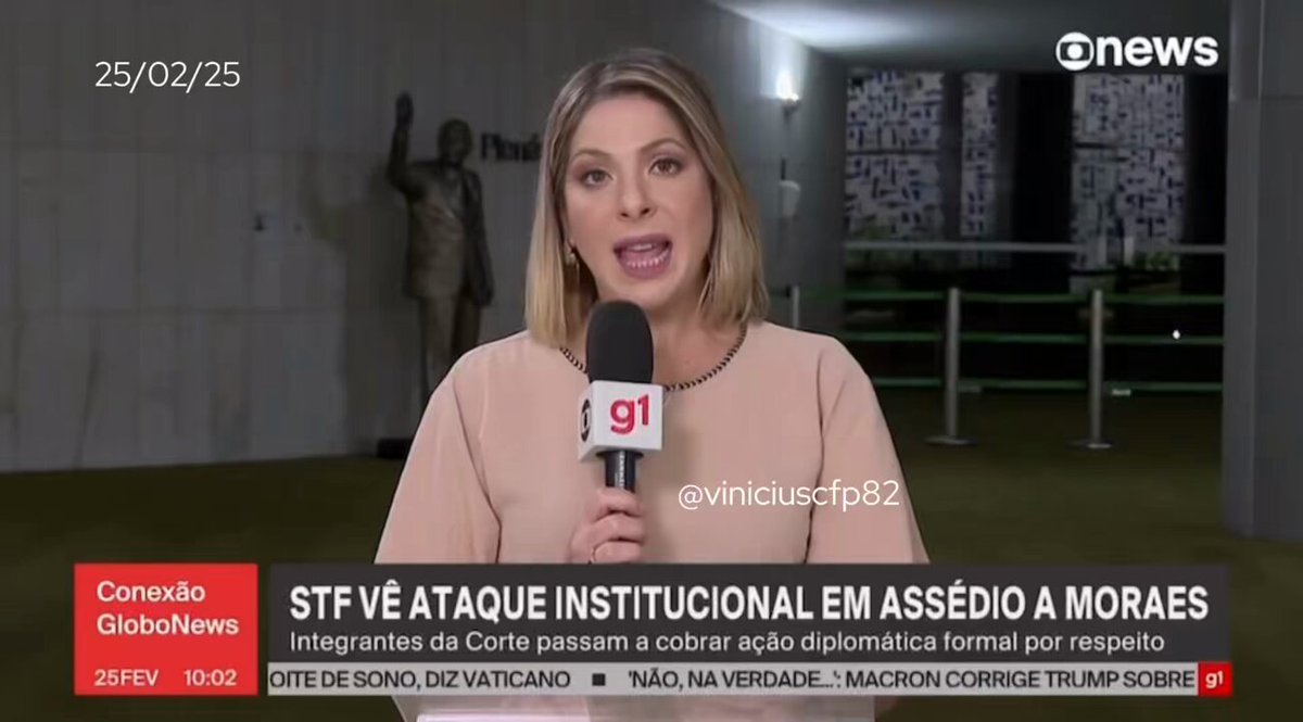TENSÃO! Daniela Lima informa que se acendeu um alerta no STF após risco de sanções contra Moraes vindas dos EUA.
