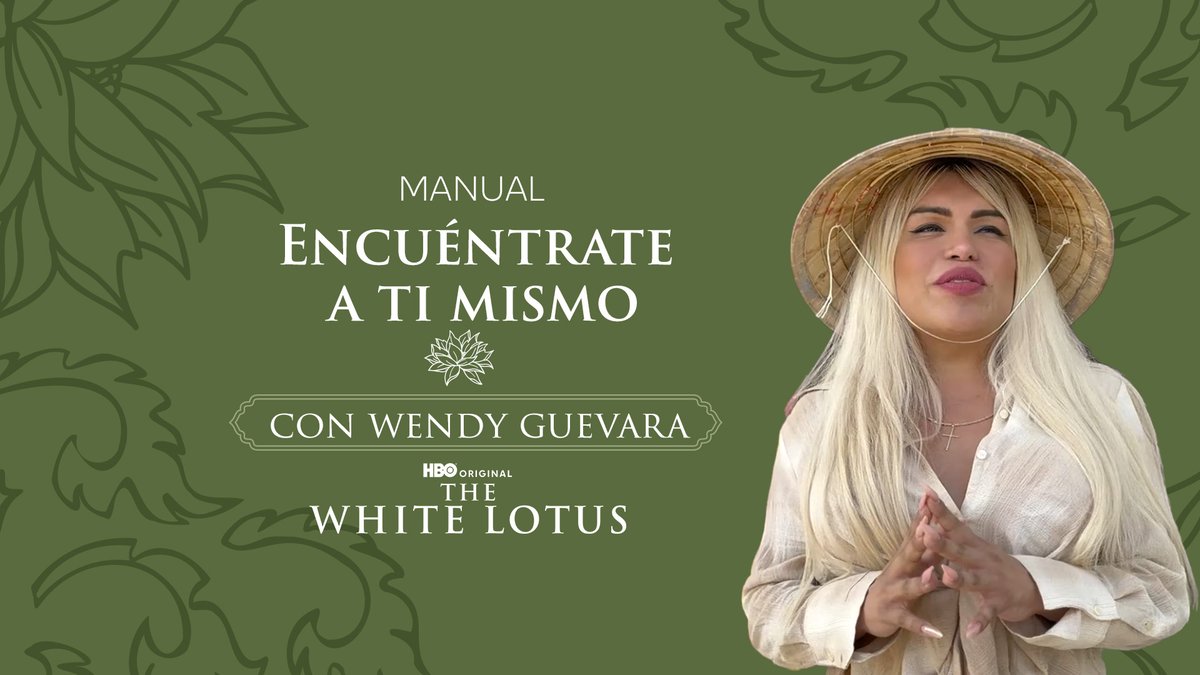 ¿Quién aquí para encontrarse a sí mismo con la guía de #WendyGuevara? Todo bien a lo #TheWhiteLotus porque la que puede puede, y la que no... que soporte.
