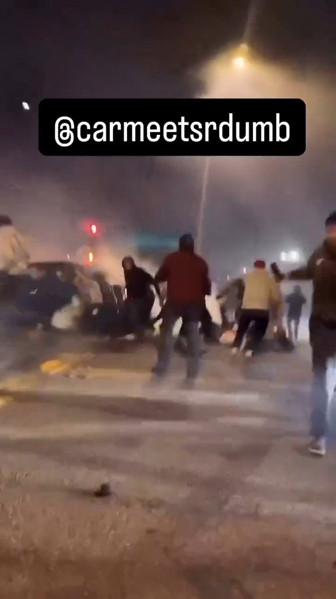 Yet another successful "street takeover" 😎 #CityLife #california #darwin #IQtest #fail #urban #democrats #streettakeover #crime #decay #darwinism