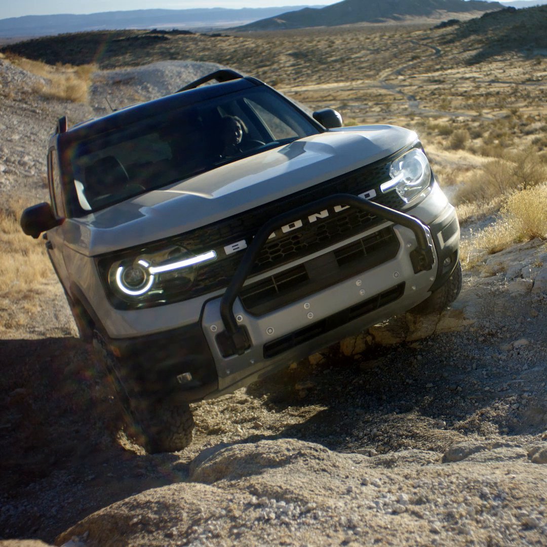 Obstacles welcome. Introducing Rock Crawl Mode on the new 2025 Ford Bronco Sport® with the Sasquatch® Package.