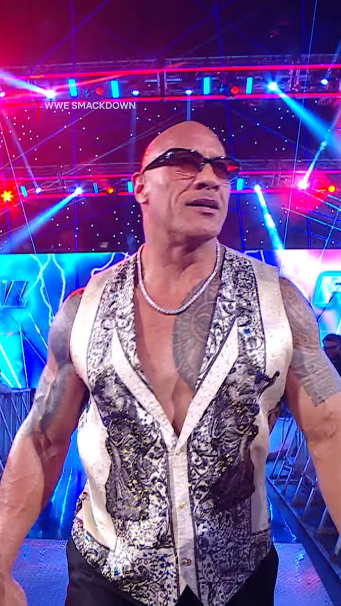 Bölüm sonu canavarı, The Rock. #WWEonNetflix