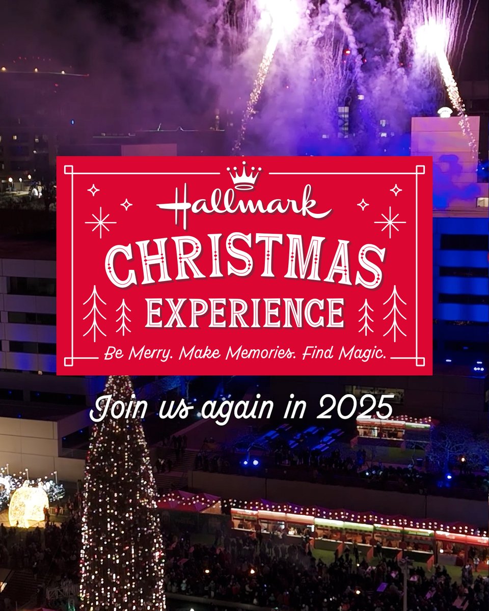 🎄BIG NEWS!🎄 The Hallmark Christmas Experience will be back in 2025 to bring more joy to your holiday season! 🤩 So whether you didn't get a chance to join us in Kansas City last year—or you experienced the magic and can't wait to come back—keep an eye out for tickets in June. #HallmarkChristmasKC Hallmark