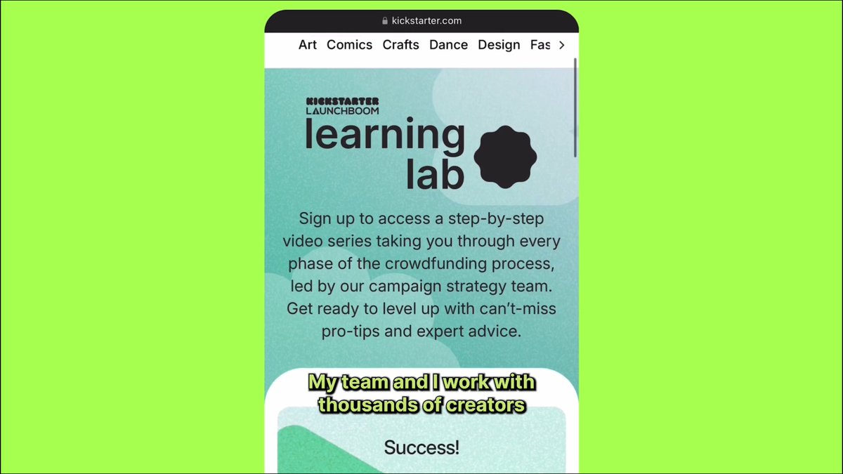 Class is in session! 🔔 Introducing Learning Lab—our new, free crowdfunding course with 8 modules and 26 lessons, created with LaunchBoom. Learn more: