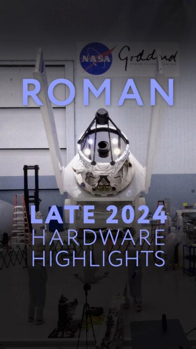 From final hardware arrivals to installations of the core instruments, so much is underway at NASA Goddard. Check out these Roman hardware highlights! Stay up to date on the mission’s progress: