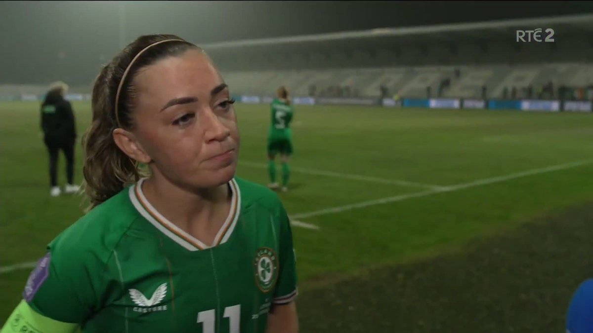 🇸🇮 4-0 🇮🇪 Katie McCabe: "It's completely unacceptable by our standards.The goals were completely avoidable. We're trying a new system... we gave them too much space." #UWNL