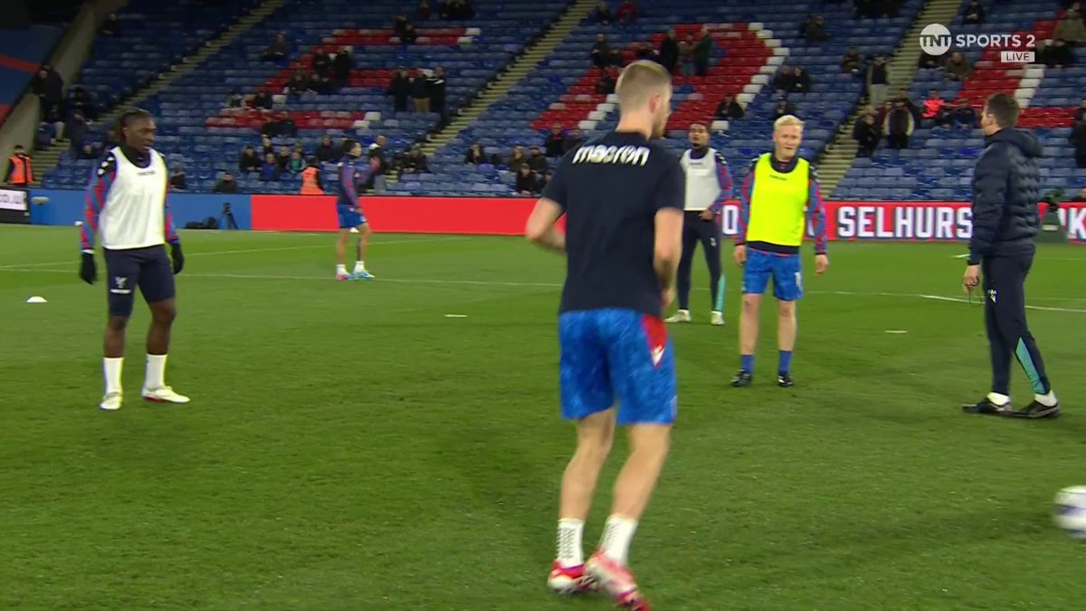 "He just needs 0.2 seconds to find a player and that's amazing for us." Oliver Glasner is delighted to welcome Adam Wharton back into the starting XI 🙌 🎙 Jules Breach | 📺 TNT Sports &amp; discovery+ UK