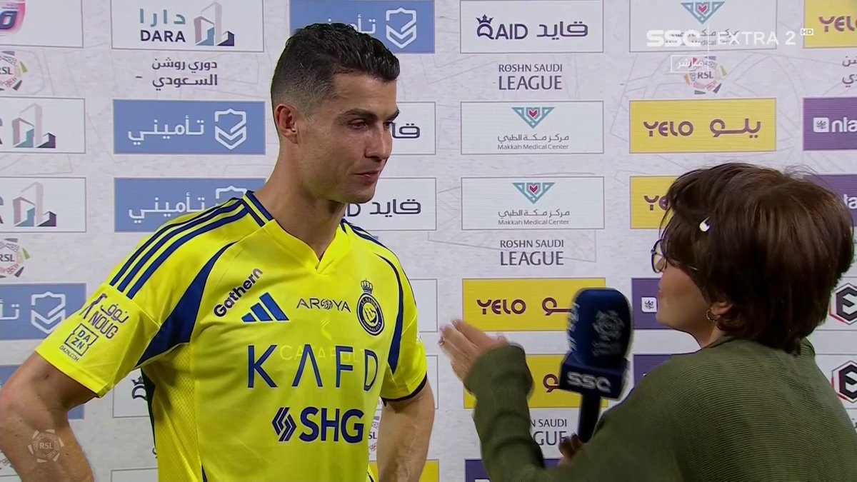 رونالدو - لاعب النصر: مباراة بعد مباراة، هذا ما نفكر به، ونحن في حالة جيدة وعلينا أن نستمر #دوري_روشن_السعودي #الوحدة_النصر | #SSC