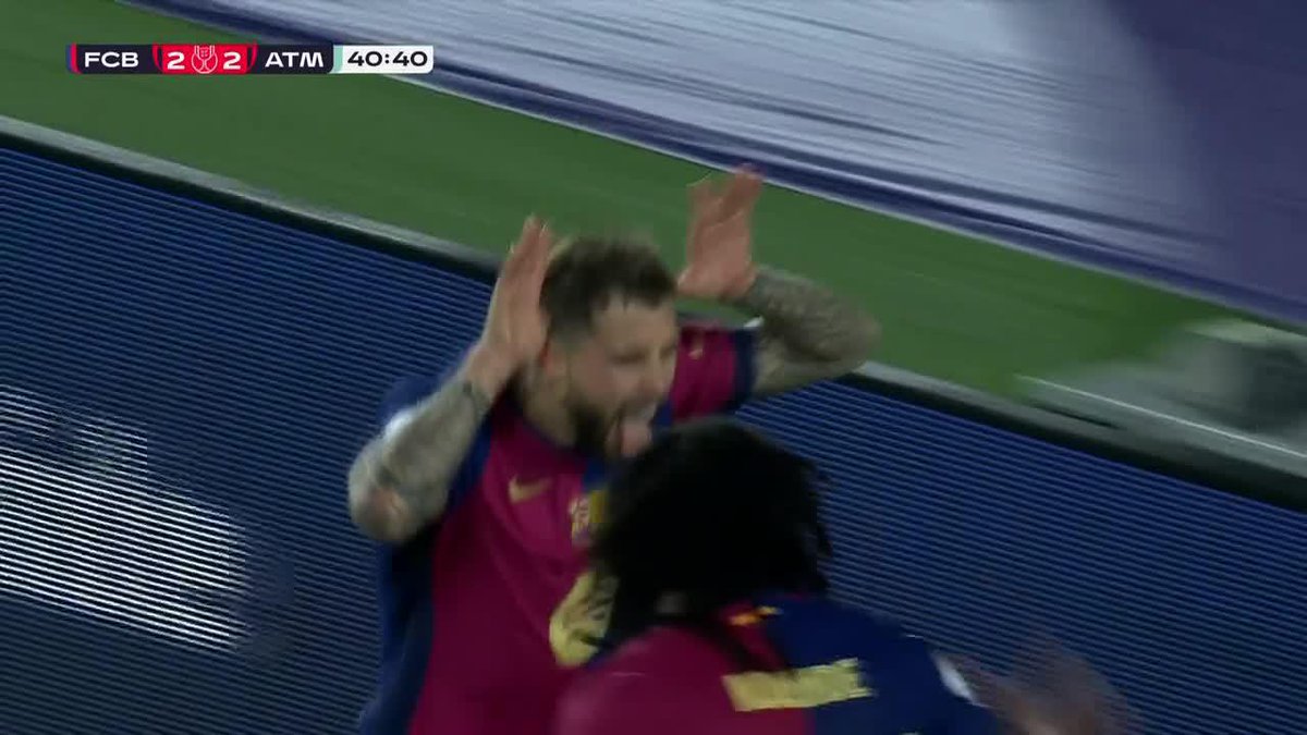 IÑIGO MARTÍNEZ GIVES BARCELONA THEIR FIRST LEAD OF THE GAME!!! FROM 0-2 DOWN TO NOW 3-2 UP AGAINST ATLETICO MADRID! UNREAL 😱😱😱