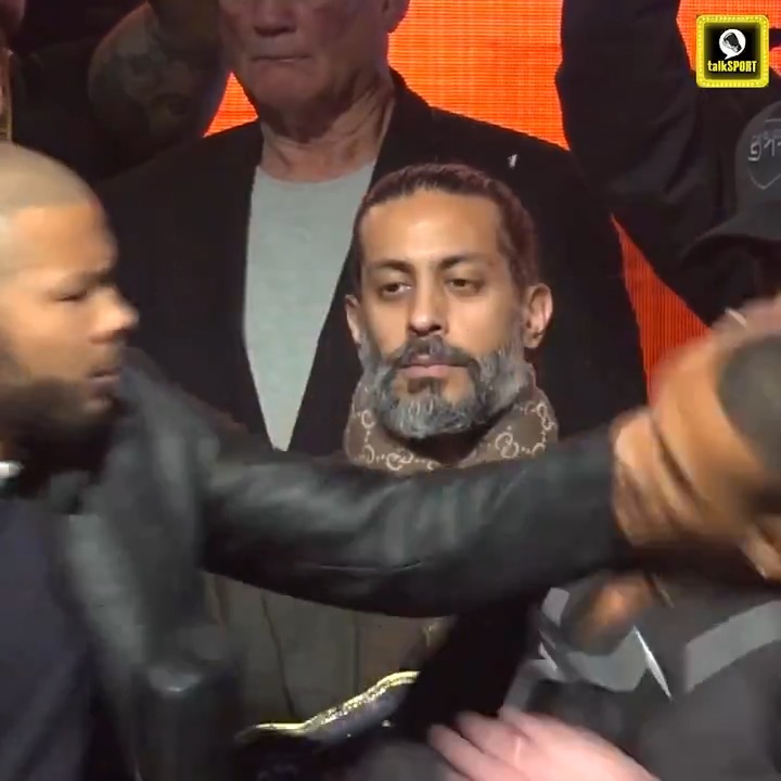 Chris Eubank Jr. smacks egg in face of Conor Benn as presser descends into chaos 🔥