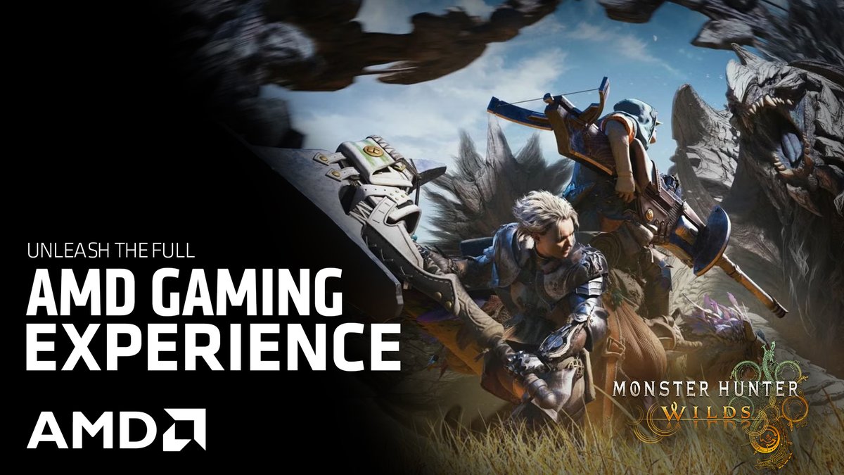 Become a professional monster hunter with AMD Ryzen and AMD Radeon. Get Monster Hunter Wilds™ when you buy select AMD products.