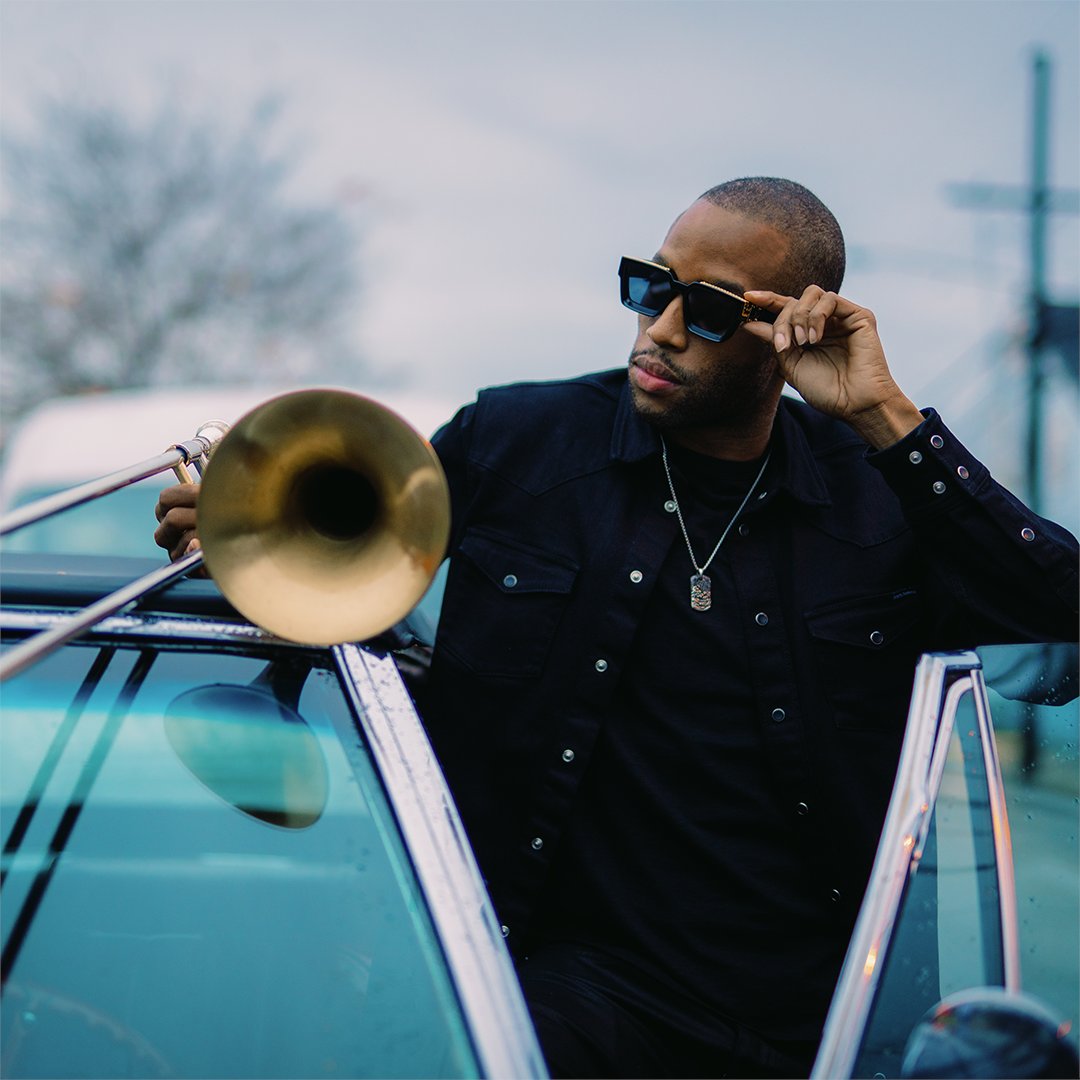.Trombone Shorty joins the Old Man Ebro on #TheMessage for Black History Month. He talks about the impact of #SBLIX on New Orleans and giving back to the city that shaped him. Watch here: