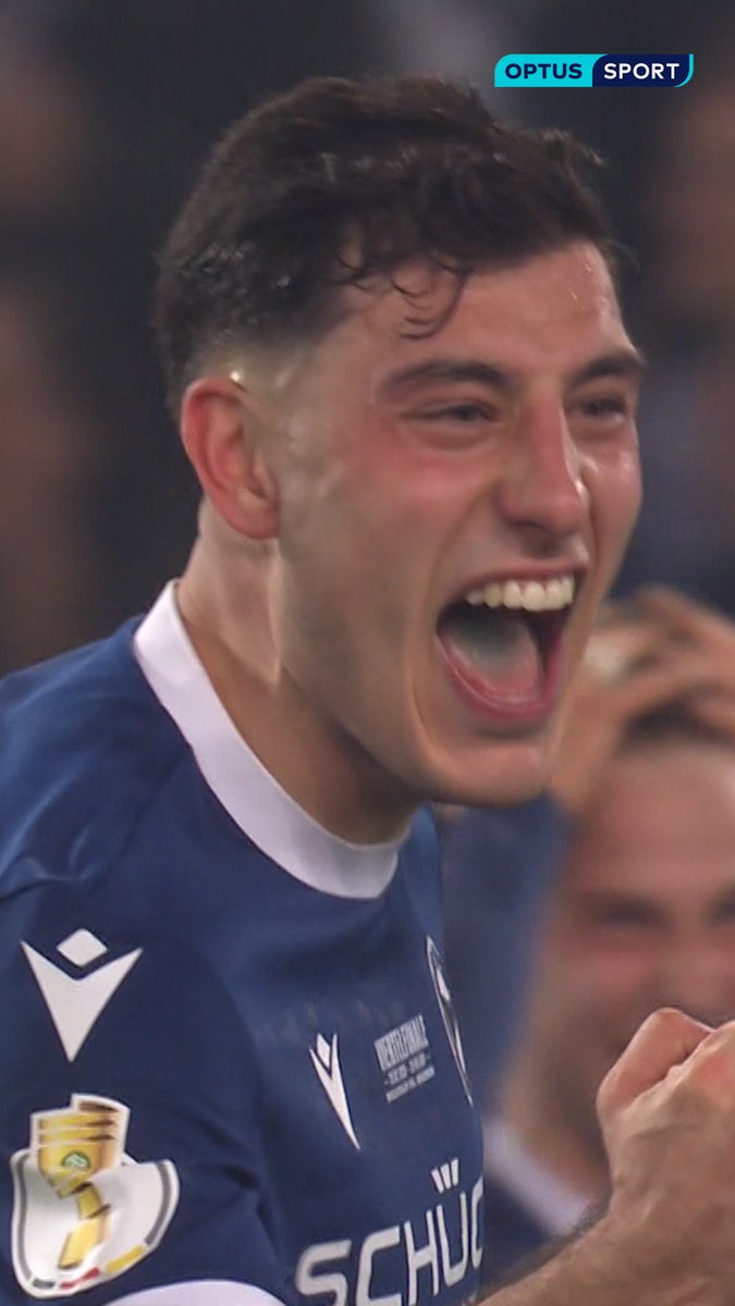 ARMINIA BIELEFELD OF THE 3RD TIER JUSTED DOWNED A THIRD BUNDESLIGA OPPONENT TO REACH THE GERMAN CUP SEMIFINALS 😱 What a run, and look at those scenes 💙
