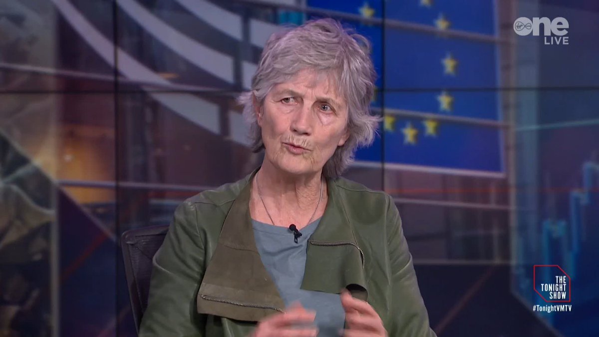 "Warmongering as if war is good—war is appalling," says Catherine Connolly, arguing that there is still a chance for peace through diplomacy. #TonightVMTV
