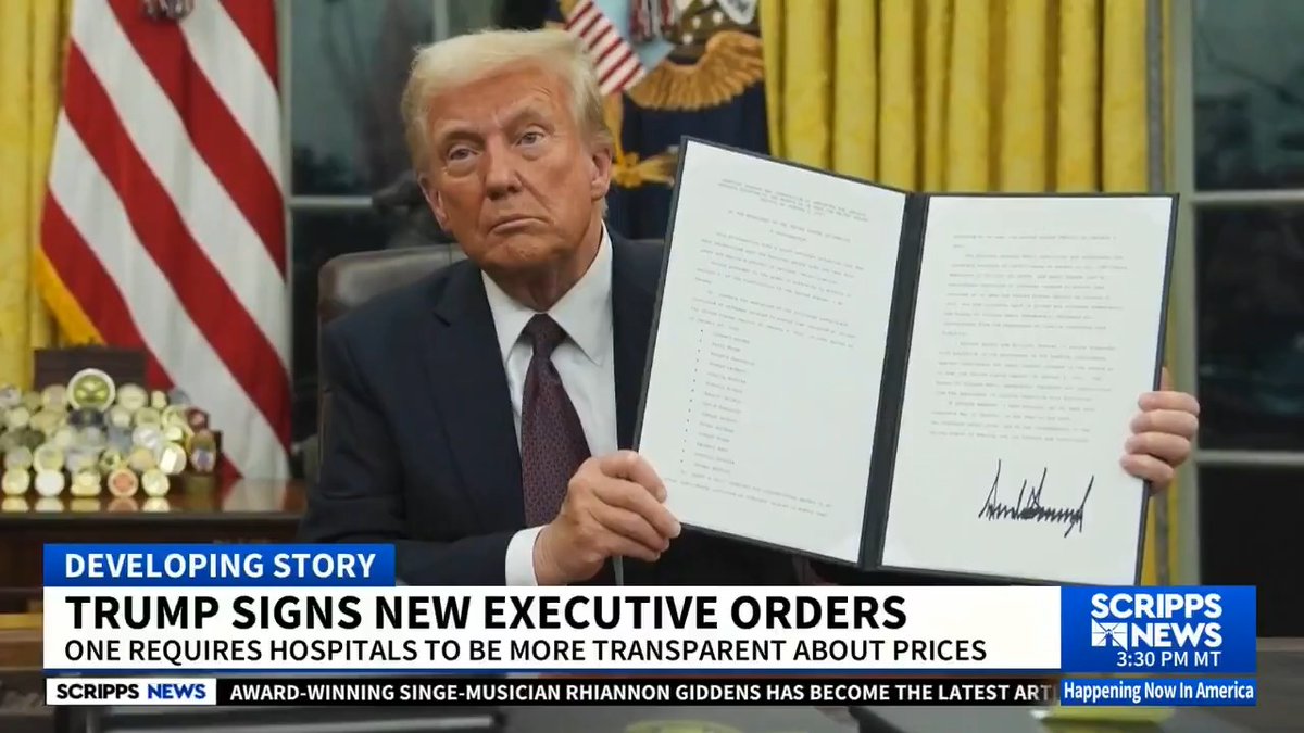 🔥 President Donald J. Trump is calling on the healthcare industry to give #PowerToThePatients with actual upfront prices.