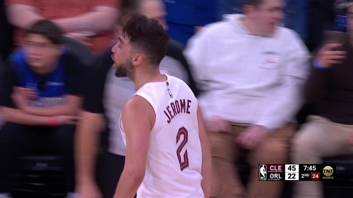 Ty Jerome laces ANOTHER triple for the Cleveland Cavaliers 🎯