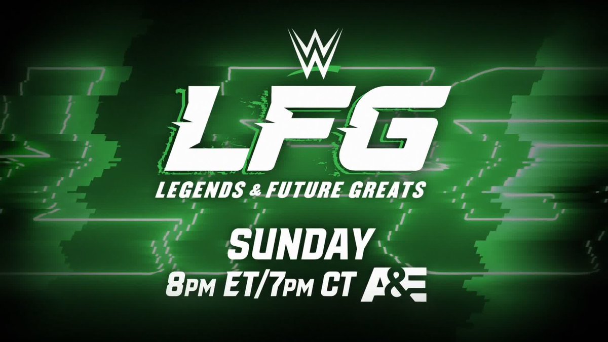 Don't miss an all-new episode of #WWELFG THIS SUNDAY on A&E at 8ET/7CT!