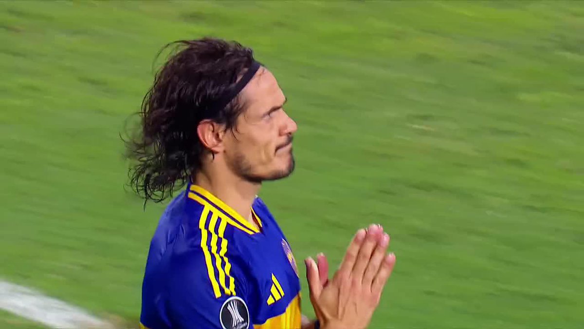 Cavani marcó el penal en la tanda y pidió perdón por la situación errada en los 90'. 📺 Mirá TODA la CONMEBOL #Libertadores por #DisneyPlus Premium