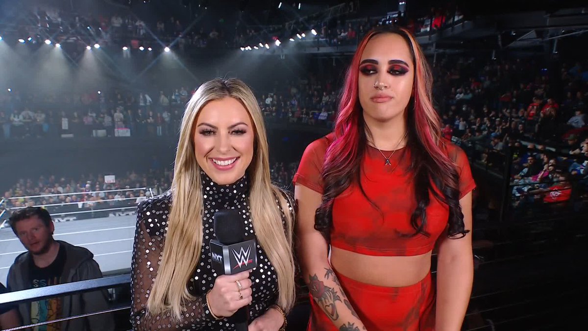 "One woman will walk out of The Theater at Madison Square Garden with BOTH titles." #WWERoadblock is about to be a night from New York City you just can't miss! 🙌 #WWENXT