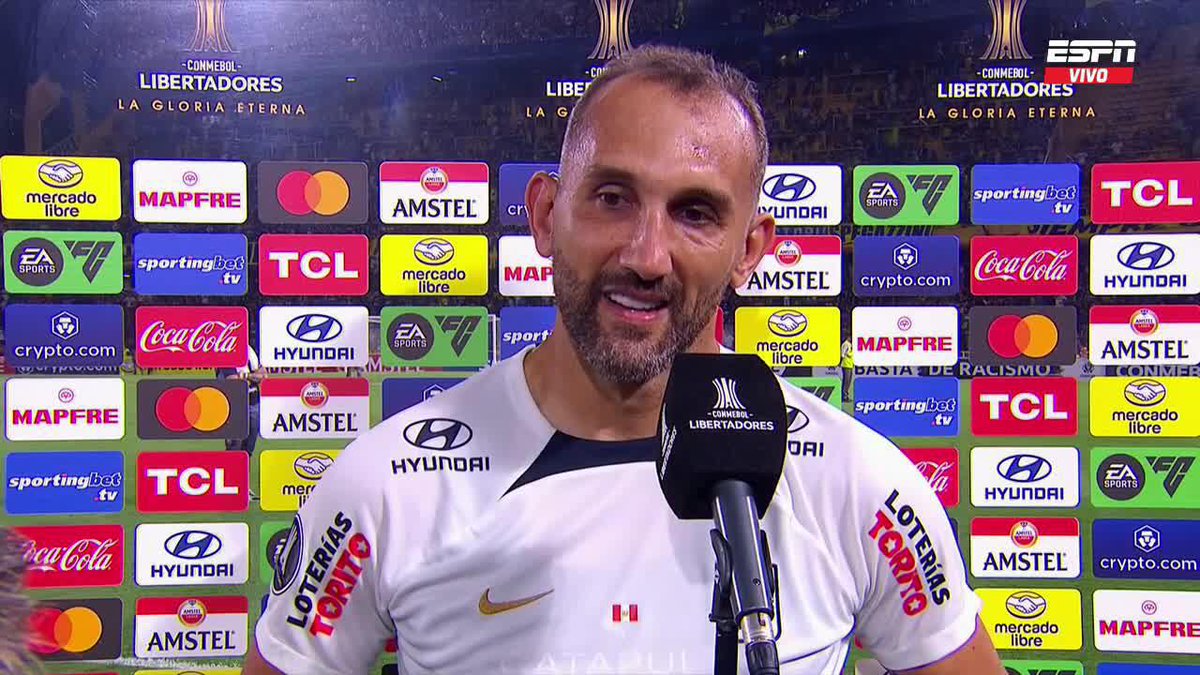 "NADIE CREÍA EN NOSOTROS Y MENOS CONTRA BOCA, PERO ALIANZA TAMBIÉN ES UN GIGANTE. HACEMOS RESPETAR A ALIANZA LIMA": Hernán Barcos tras pasar a la Fase 3. ▶️ Más 🏆 Conmebol #Libertadores en #DisneyPlus