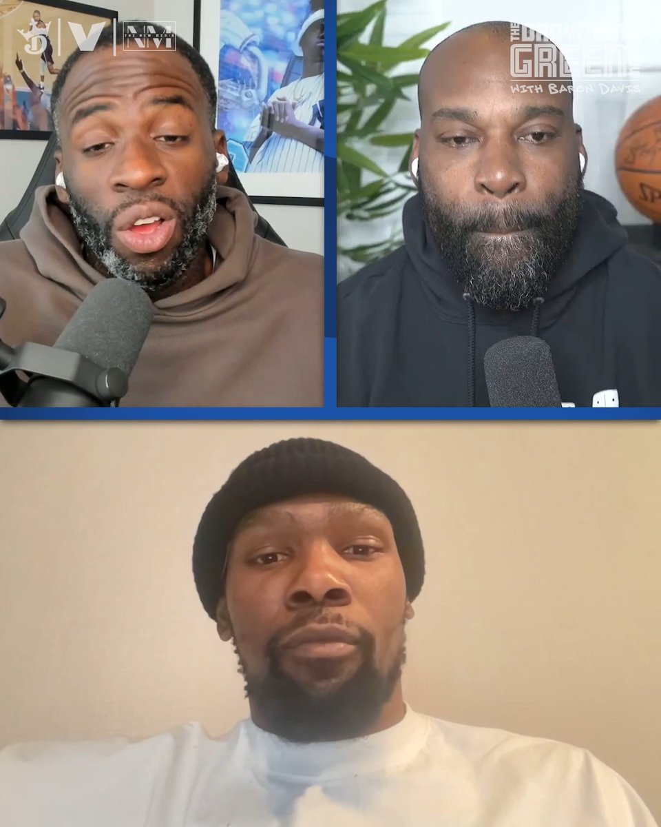 🚨GOAT Episode on Deck!🚨 Kevin Durant joins Draymond Green & Baron Davis to talk legacy, playing with the Warriors, hooping at the highest level, 1v1 tournament, and how he wants to finish his career Tap in Wednesday at 7am PT / 10am ET