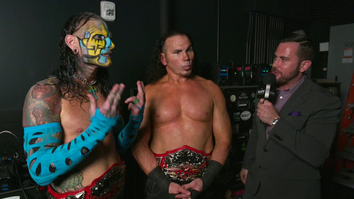 EXCLUSIVE: MATT HARDY and #BrotherNero DELETED give props to Fraxiom, but make it clear that they are in fact the best tag team in the world. #WWENXT