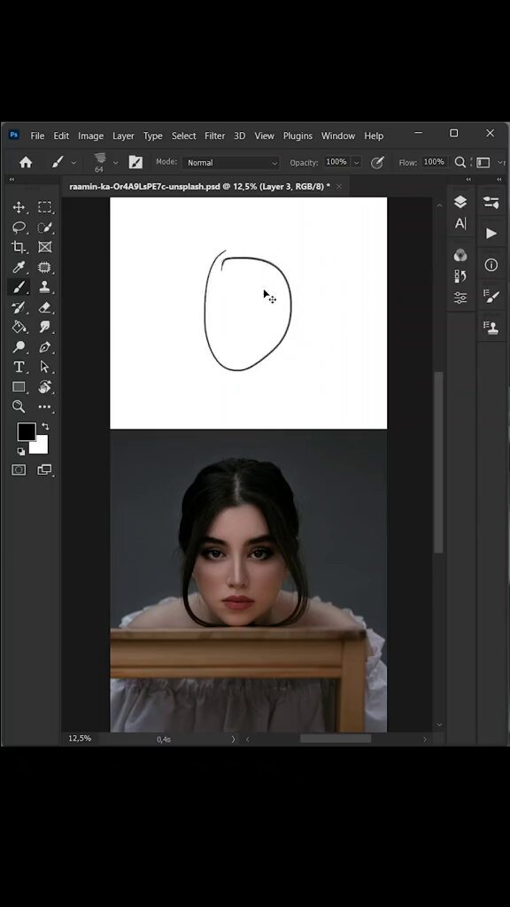 Easy way to make pencil sketch effect