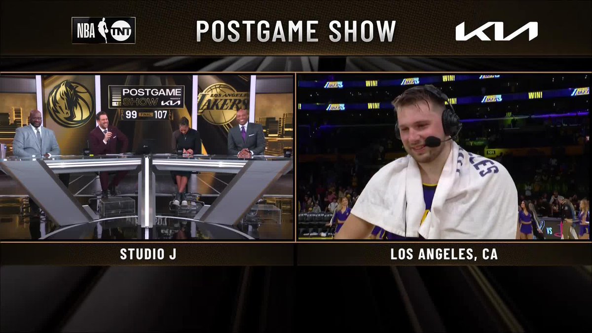 "I can't wait to go to sleep, honestly" 😂 Luka after he took down his former team with a Triple-Double effort 💪
