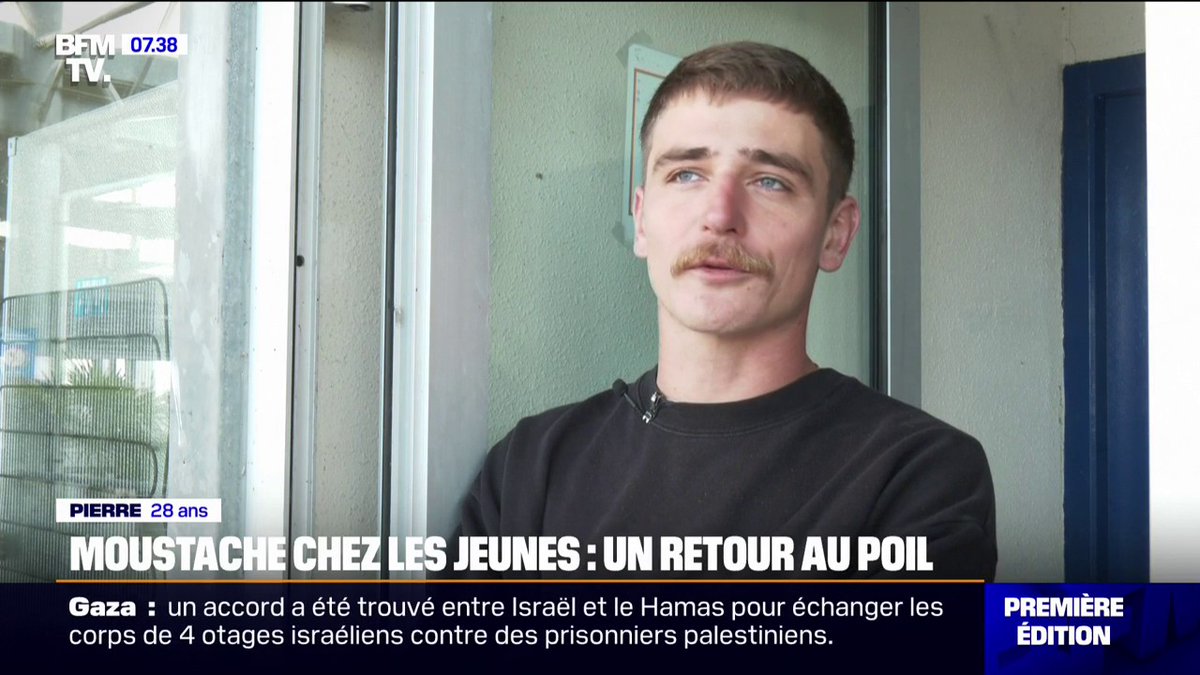La moustache de nouveau tendance chez les jeunes
