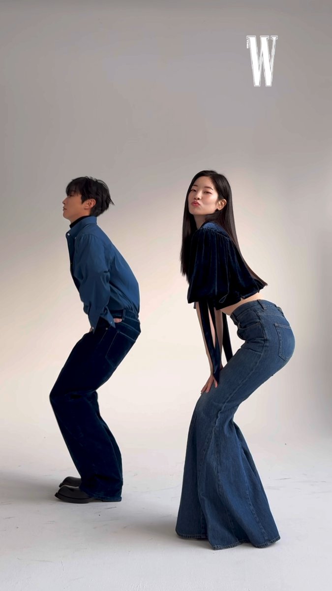 Dahyun and Jinyoung being cute together for W Korea
